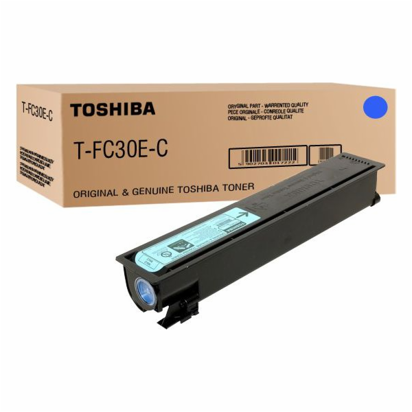 Tonerová kazeta Toshiba T-FC30EC azurová (6AJ00000099)