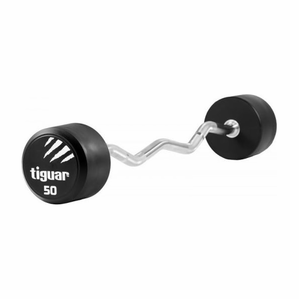 Tiguar Barbell zlomený tiguar PU 50 kg TI-WLBPU050, Velik...