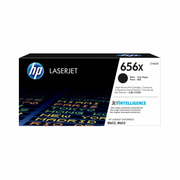 Originální černá tonerová kazeta HP 656X LaserJet (CF460X)