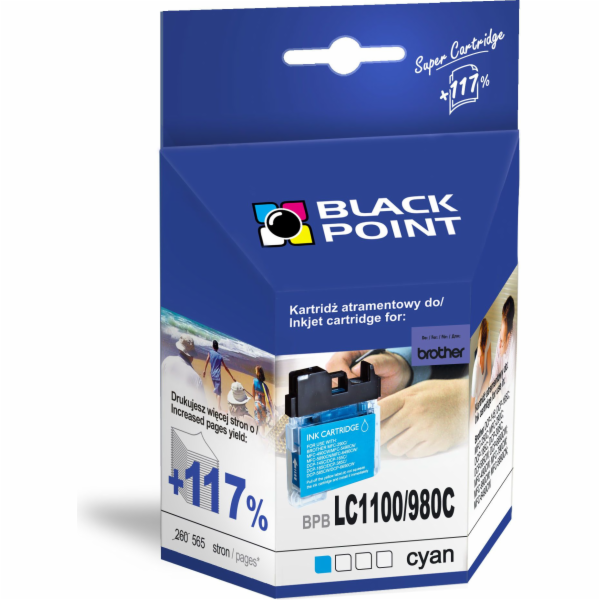 Inkoust Black Point BPBLC1100/980C (LC-1100C, LC-980C) az...