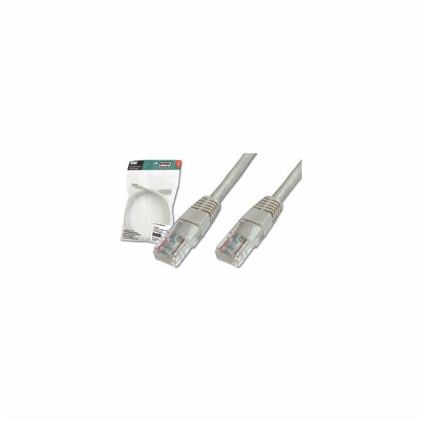 Digitus Patch cord cat.5e UTP šedý 15m DK-1512-150