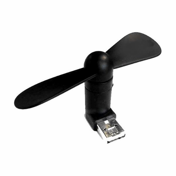 USB ventilátor černý (63300)
