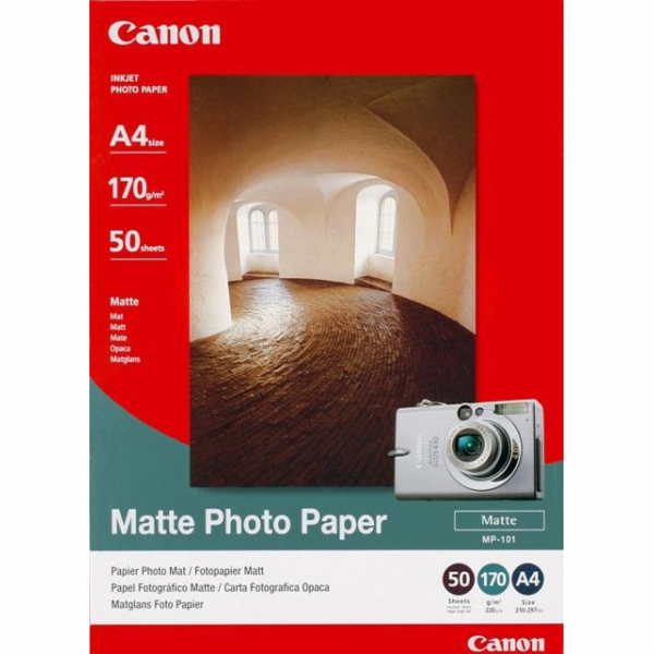 Fotografický matný papír Canon MP101 A4 (BS7981A005AA) 50...