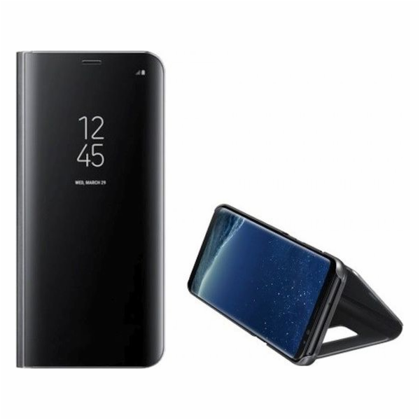 Pouzdro Clear View Samsung A20s A207 černo/černé