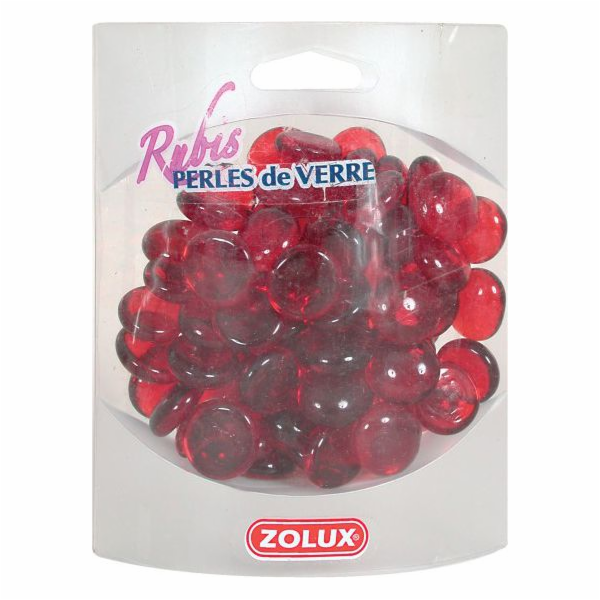 Skleněné korálky Zolux Ruby