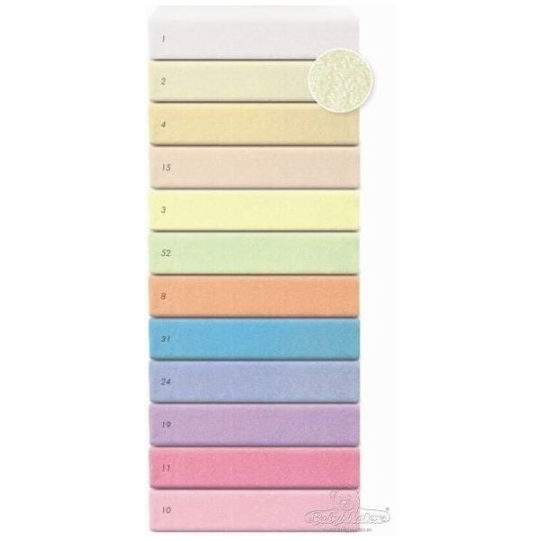 FROTÉ LIST Matex 120X60-SVĚTLE ŽLUTÝ / S GUMOU (MT0032)