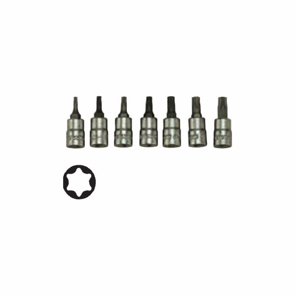 Sady nástrčných klíčů Teng Tools TX 1/4&quot; čtyřhranná ...