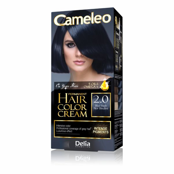 Delia Cameleo HCC Omega+ permanentní barva č. 2.0 Modrá Č...