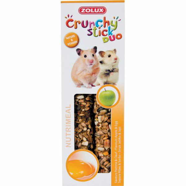 Zolux Crunchy Stick křeček jablko/vejce 115g