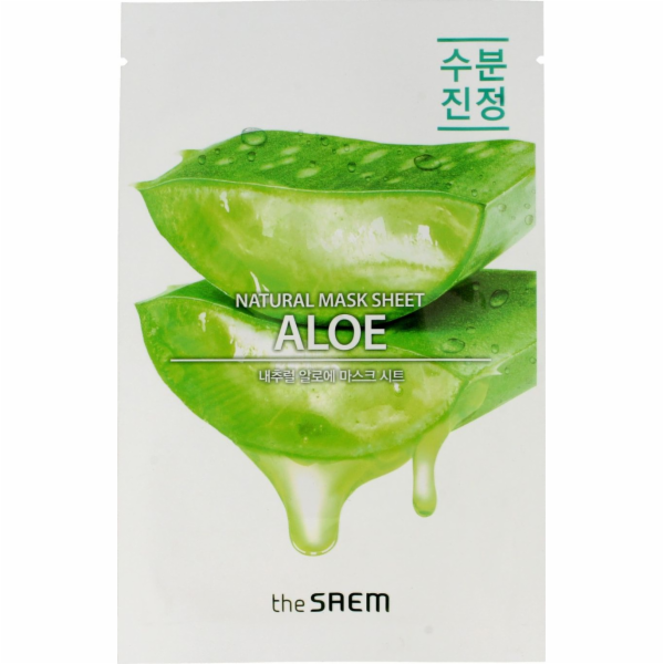 SAEM Pleťová maska Natural Mask Sheet Aloe hydratační 21ml