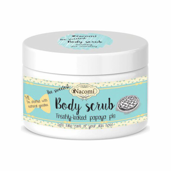 Nacomi Body scrub Svěží dort s papájou 200g