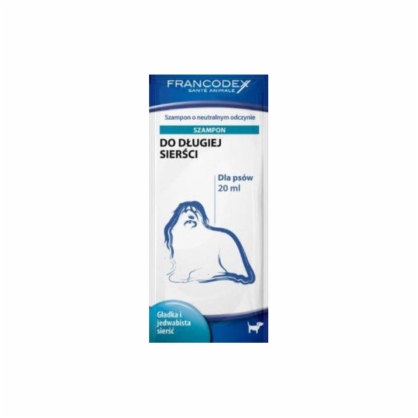 FRANCODEX Šampon pro psy na dlouhou srst sáček 20 ml