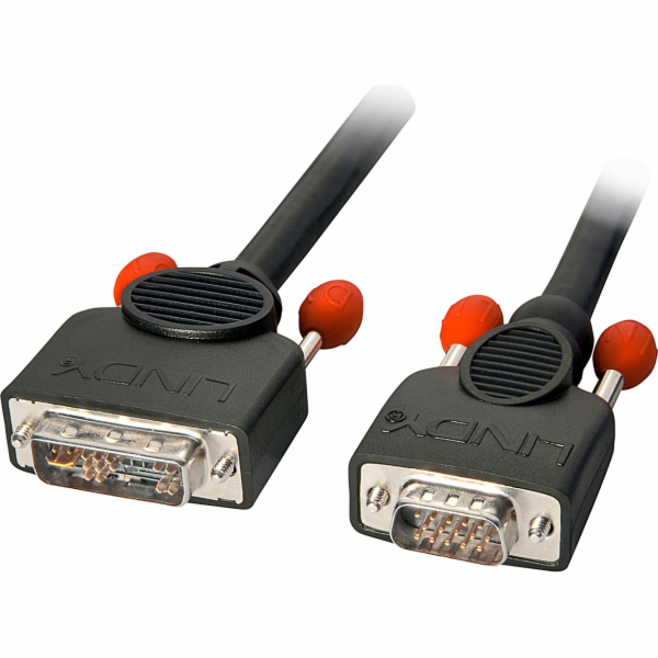 Lindy DVI-A - D-Sub (VGA) kabel 1m černý (41195)