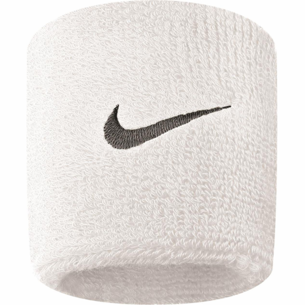 Nike Wristband Swoosh Wristbands bílá/černá