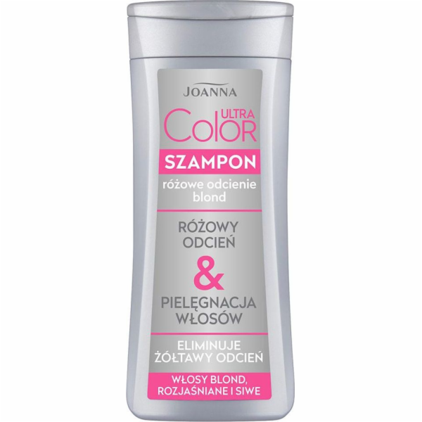 Joanna Ultra Color System Pink šampon pro blond, odbarven...