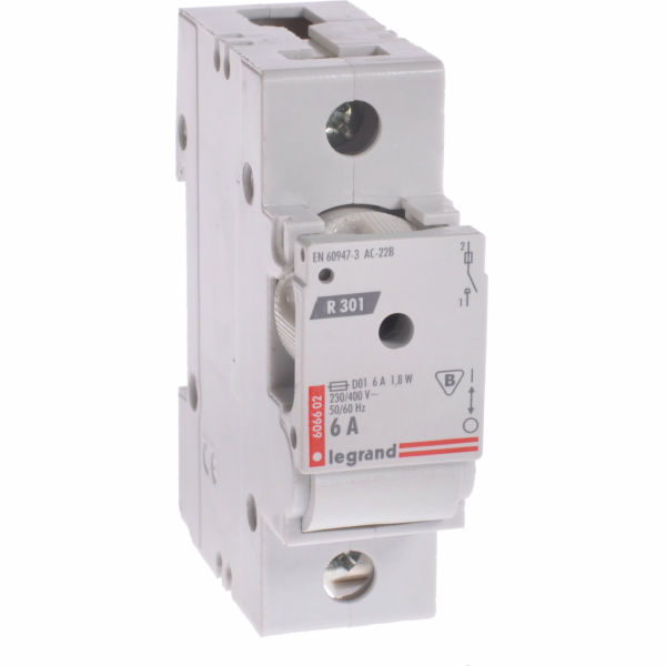 Legrand Pojistkový odpínač R 301 6A 1P - 606602