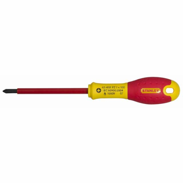 Stanley šroubovák FATMAX 1000V PZ0 75mm s ramínkem 0-65-417