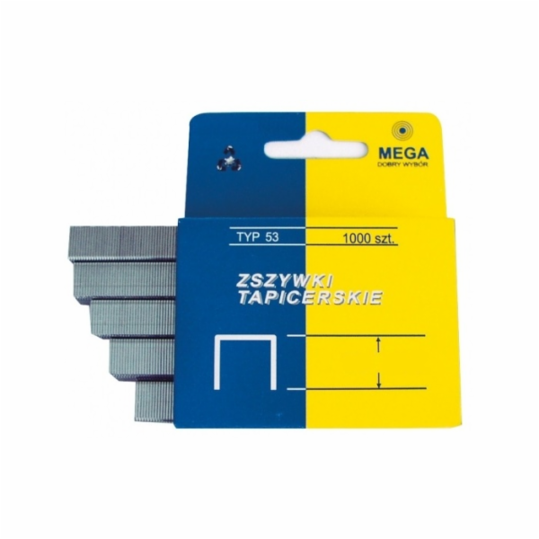 Mega sponky typ 53 6mm 1000ks. (55206)