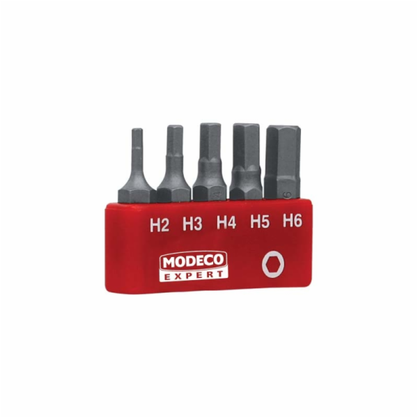 Modeco Bit sada 25mm HEX H2-H6 5ks - MN-15-514