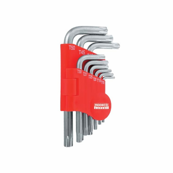 Sada klíčů Modeco Torx L typ L T10-T50 9 ks. (MN-54-106)