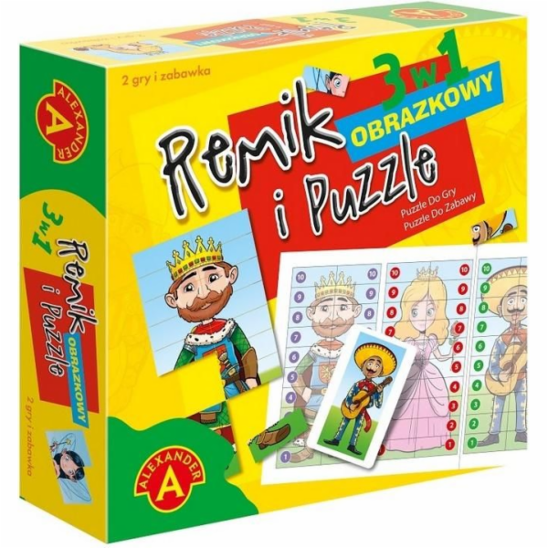 Alexandr obrázkový Rummy a puzzle ALEX