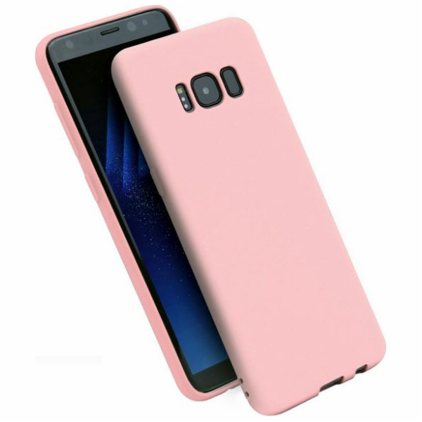 Pouzdro Candy iPhone Xs Max světle růžové / světle růžové