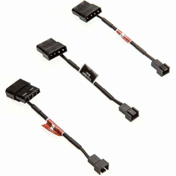 Noctua Molex – 3kolíkový, 0,12 m, černý (NA-SAC1)