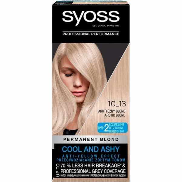 Syoss Krém na vlasy trvale barvící 10-13 Arctic Blonde