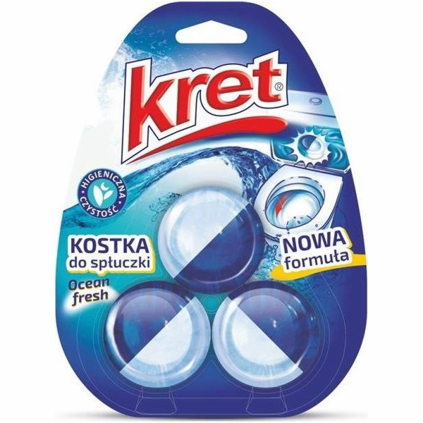 Kret KRET_Ocean Fresh splachovací blok 3x50g