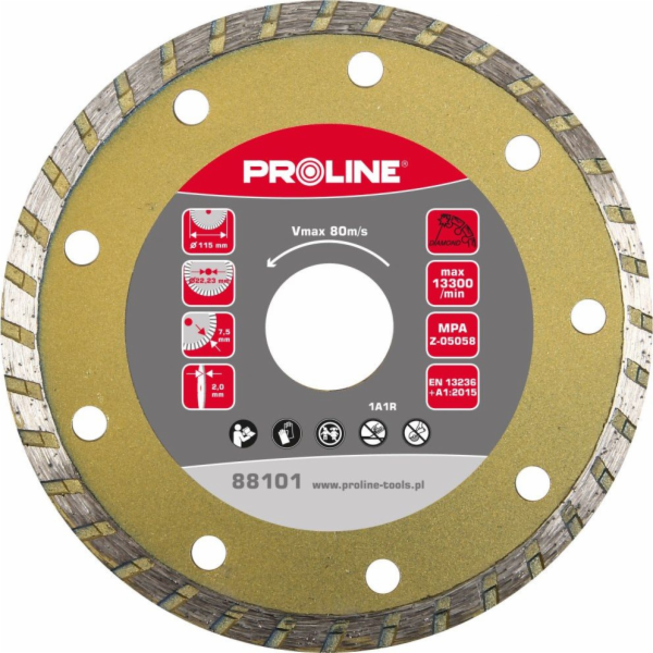 Proline TURBO DIAMANTOVÁ BLADE (BUD.MAT) 115*2,0*7,5*22,2...