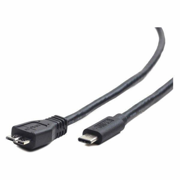 Gembird USB-C - microUSB kabel 1m černý (CCP-USB3-MBMCM-1M)
