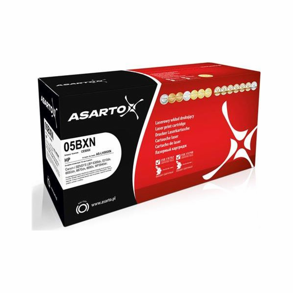 Asarto Tonerová kazeta pro HP 05X I LJ P2050/2055dn/2055x...