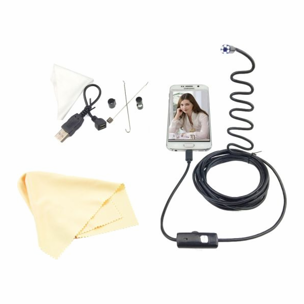 Xrec Endoscope Usb inspekční kamera 3,5m - Pevný kabel