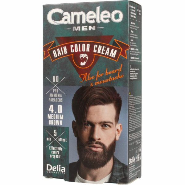 Delia Cosmetics Cameleo Mend č. 4.0 středně hnědá