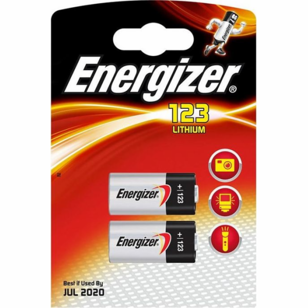 Energizer Baterie Photo CR123 2ks.