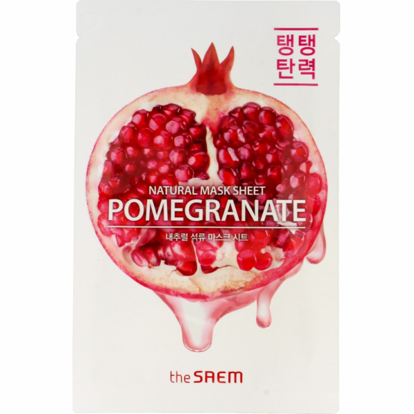 SAEM Pleťová maska Natural Mask Sheet Pomegranate omlazuj...