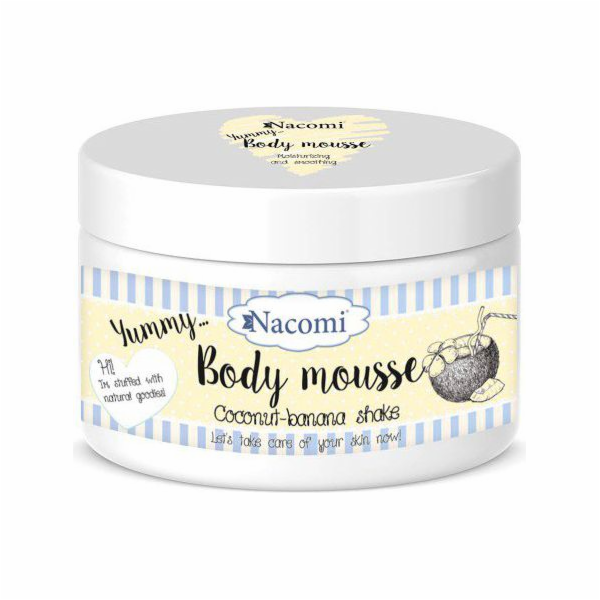 Nacomi Tělová pěna Banánovo-kokosový koktejl 180ml