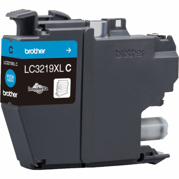 Originální inkoust Brother LC-3219XLC, azurový