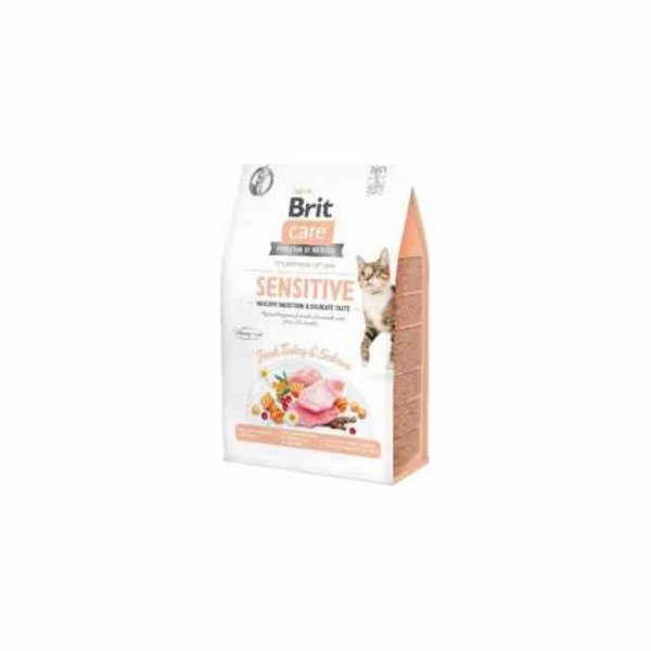 BRIT Care Grain-Free Sensitive Turkey&Salmon - suché krmi...