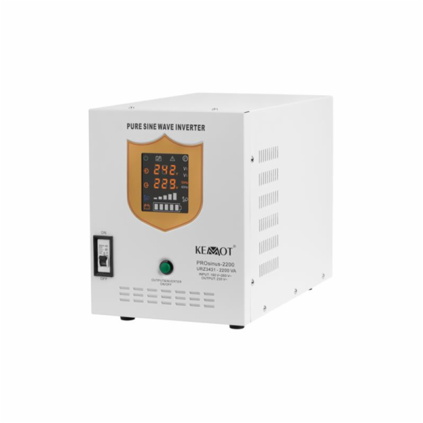 Zdroj záložní KEMOT PROsinus-2200 1600W 12V White