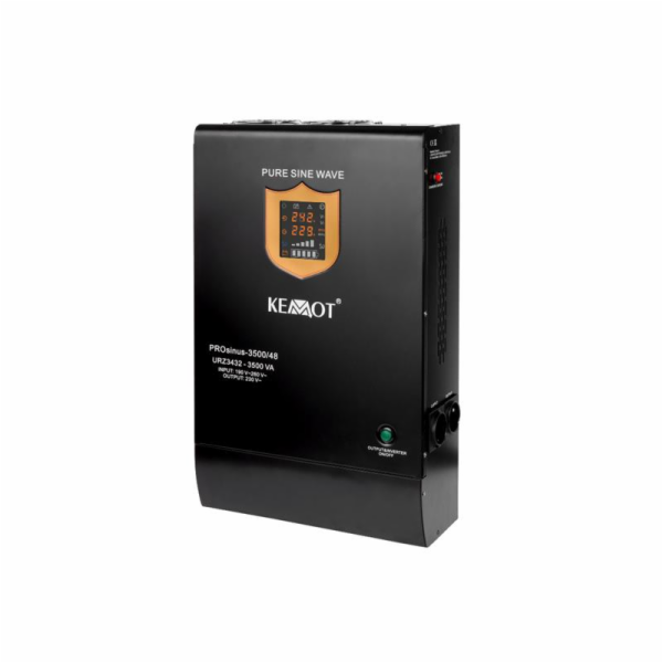 Zdroj záložní KEMOT PROsinus-3500/48 2400W 48V Black nást...