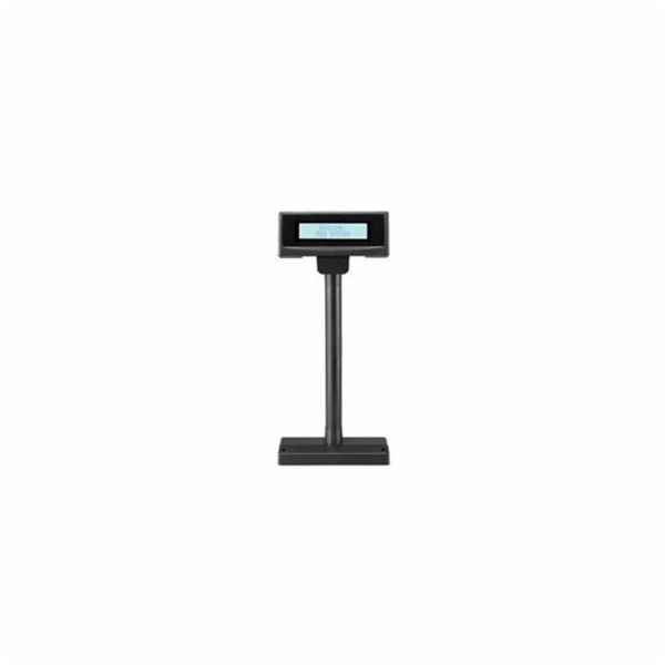 Displej FEC FL-2024MW LCD, 2x20, 14mm, černý, RS232