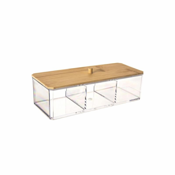 Organizér s bambusovým víčkem 23,5x9,5 cm
