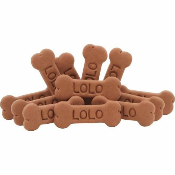 Lolo Pets Classic DOG COOKIES BONES L ČOKOLÁDA 17kg