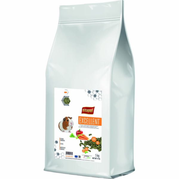 Vitapol Excelentní kompletní krmivo pro morčata, 5 kg