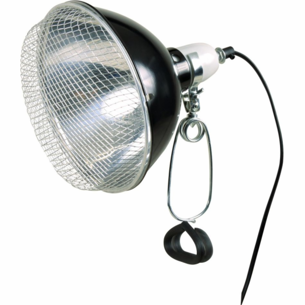 Lampa Trixie Clamp černá s ochrannou síťkou 21cm 250W