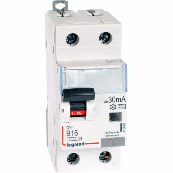 Legrand Zbytkový jistič 2P 16A B 0,03A typ A P312 - 410965