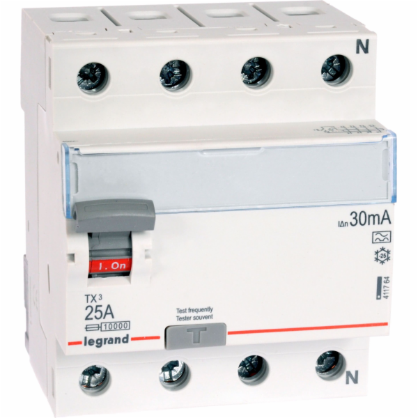 Legrand RCD 4P 25A 0,03A typ A P304 - 411764