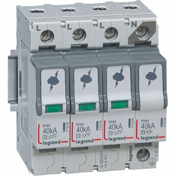 Legrand Svodič přepětí C 3P+N (412247)