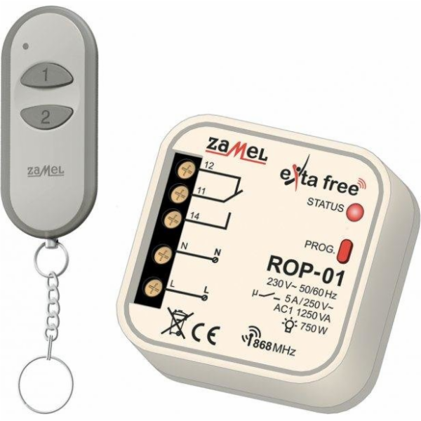 Sada bezdrátového ovládání Zamel (ROP01+P257/2) - RZB-05